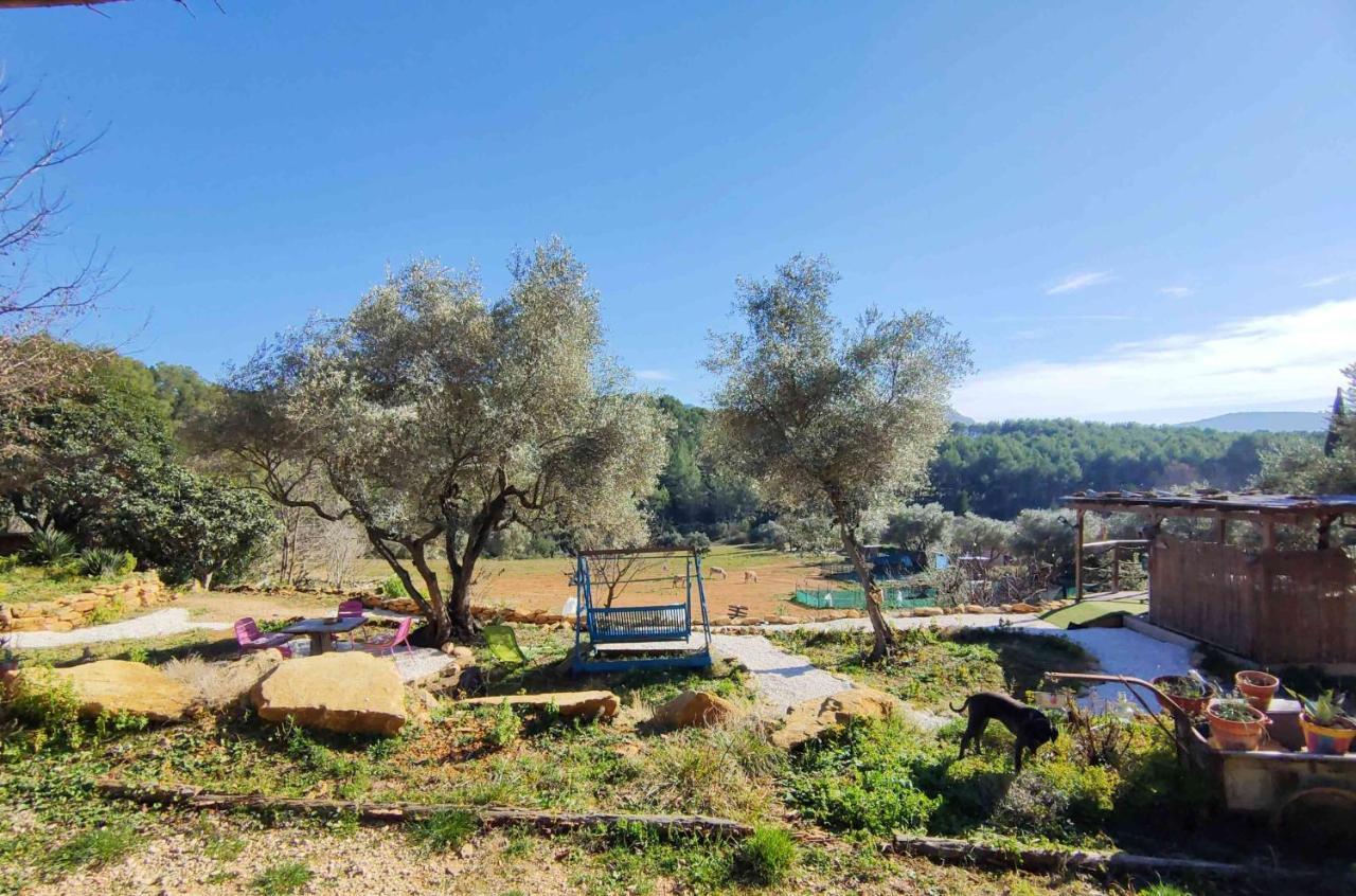 Arche De Noe Atypique, Boheme , Nature, Piscine Chauffee De Paques A Toussaint , Spa , Sauna , Loisirs Le Beausset Εξωτερικό φωτογραφία