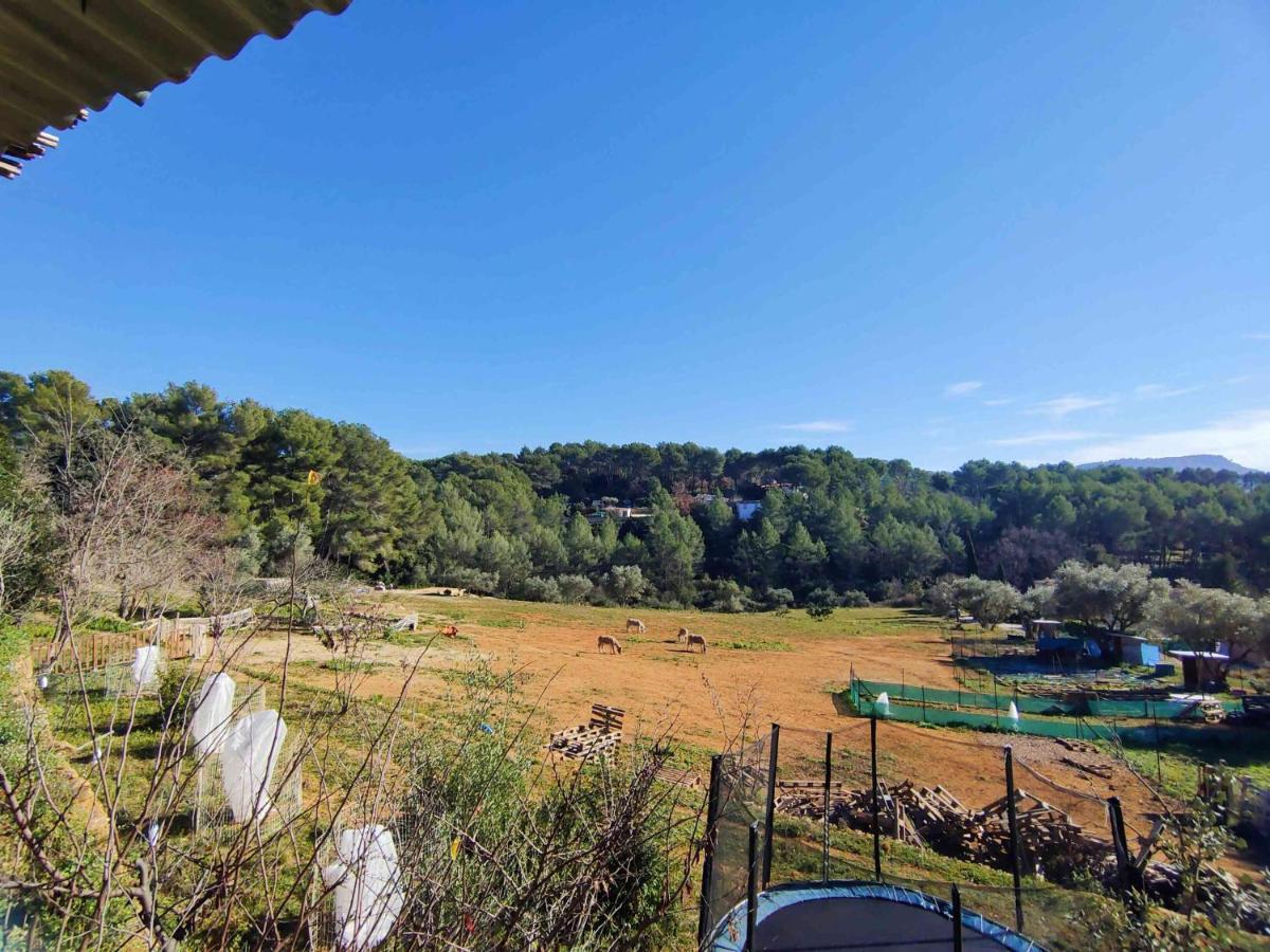 Arche De Noe Atypique, Boheme , Nature, Piscine Chauffee De Paques A Toussaint , Spa , Sauna , Loisirs Le Beausset Εξωτερικό φωτογραφία