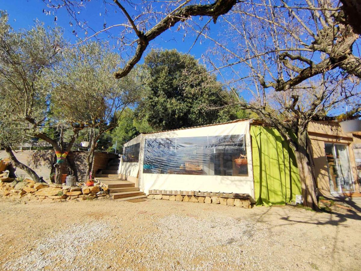 Arche De Noe Atypique, Boheme , Nature, Piscine Chauffee De Paques A Toussaint , Spa , Sauna , Loisirs Le Beausset Εξωτερικό φωτογραφία