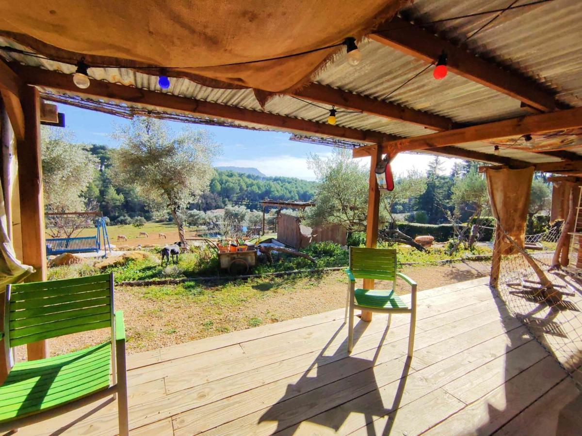 Arche De Noe Atypique, Boheme , Nature, Piscine Chauffee De Paques A Toussaint , Spa , Sauna , Loisirs Le Beausset Εξωτερικό φωτογραφία