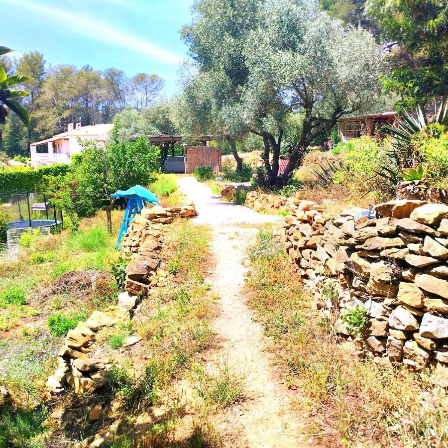 Arche De Noe Atypique, Boheme , Nature, Piscine Chauffee De Paques A Toussaint , Spa , Sauna , Loisirs Le Beausset Εξωτερικό φωτογραφία